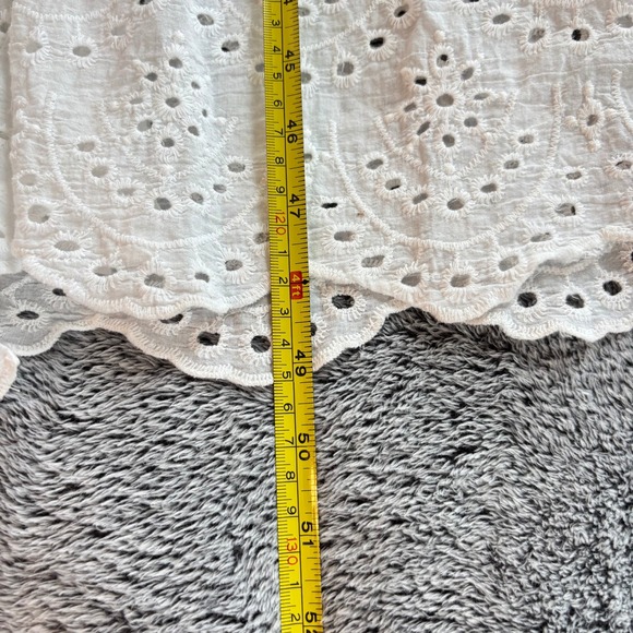 Simplee Eyelet Lace Maxi Dress XS Babydoll Coquette Cottagecore Romantic 19773 - Picture 5 of 12